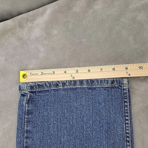 Levis Strauss Signature Womens Jeans Size 14 Medium 34x31 Mid Rise Bootcut Vtg - Picture 11 of 11